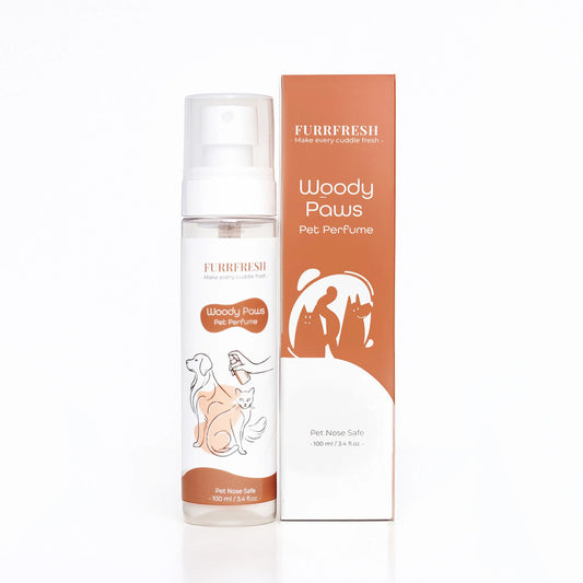 Woody Paws | Pet Perfume | Calming Vetiver | Water-Based & Non-Toxic Spray