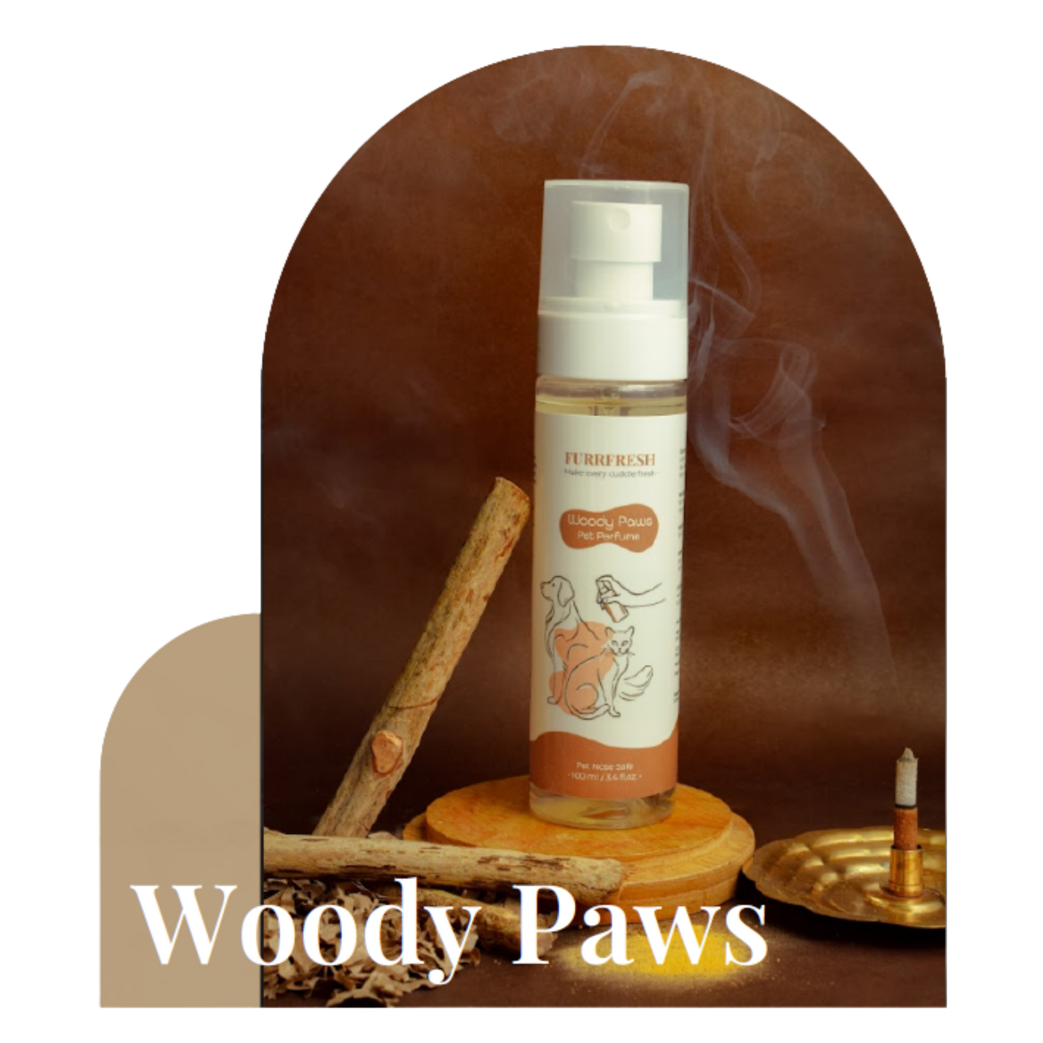 furrfresh, pet perfume, fresh pet perfume, woody dog perfume, pet cologne, pet mist, safe pet perfume, pet safe